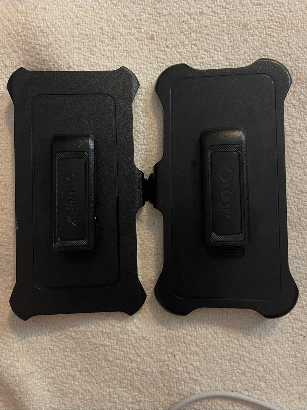 OtterBox Black Belt-Clip Holster Case Bundle - fits IPhone 12 Pro Max